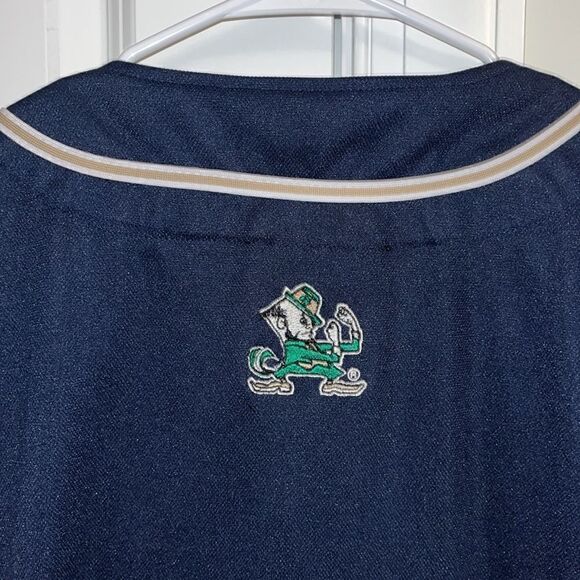 COLOSSEUM NOTRE DAME FIGHTING IRISH BASEBALL Sleeveless sewn oversize JERSEY M/L - Picture 5 of 6